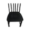 International Concepts Set of 2 Cafe Chairs, Black Seat, Wood Back, 36 W 20.67 in L 20.7 H, Wood Seat C46-61P - alternate 9